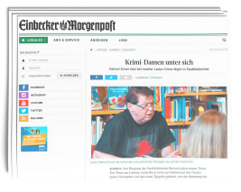 Krimi-Damen unter sich: Helmut Exner liest bei zweiter Ladys-Crime-Night in Stadtbibliothek