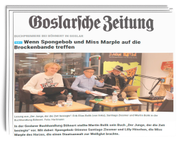 Buchpremiere bei Böhnert: Wenn Spongebob und Miss Marple auf die Brockenbande treffen