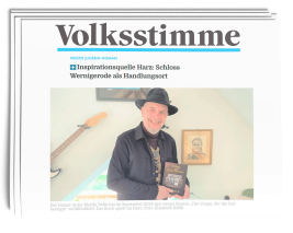 Inspirationsquelle Harz: Schloss Wernigerode als Handlungsort (Volksstimme)